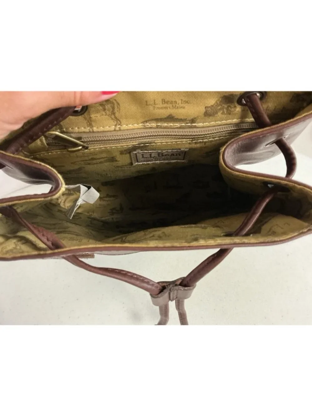 L.L. Bean depth inches width